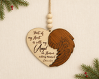 Memorial Christmas Ornament Angel Wing Remembrance Gift