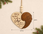 Memorial Christmas Ornament Angel Wing Remembrance Gift