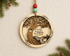 Personalized Memorial Christmas Ornament-Cardinal, Hummingbirds, Holiday  Christmas Memories Sympathy Gift Forever in our heats
