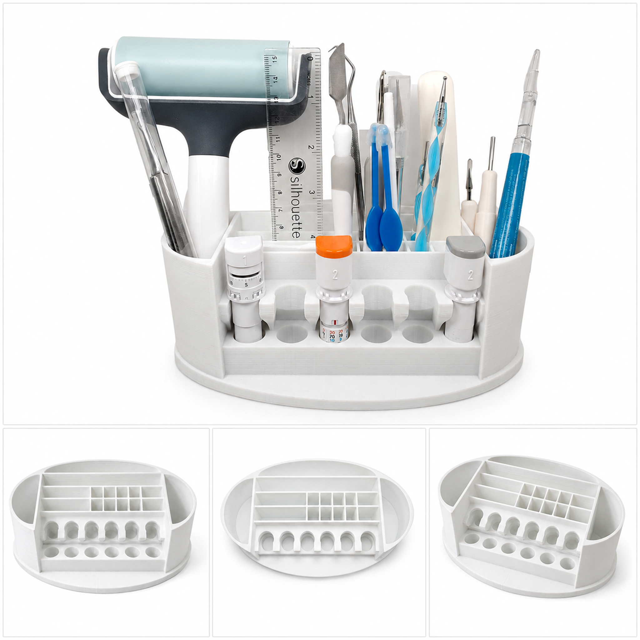 Tool Holder and Blade Organizer for Silhouette Cameo 3 and 4