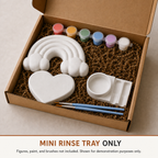 Brush Rinse Trays with Brush Rest for Painting Kits | Bulk