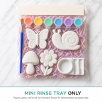 Brush Rinse Trays with Brush Rest for Painting Kits | Bulk