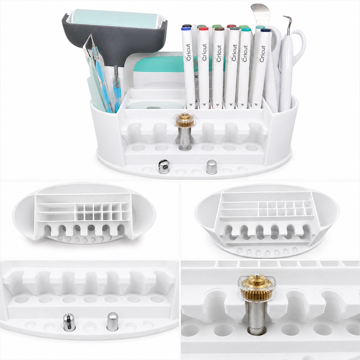 Tool Holder and Cricut Blade Holder | Craft Desk Organizer and Weeding Tool Caddy
