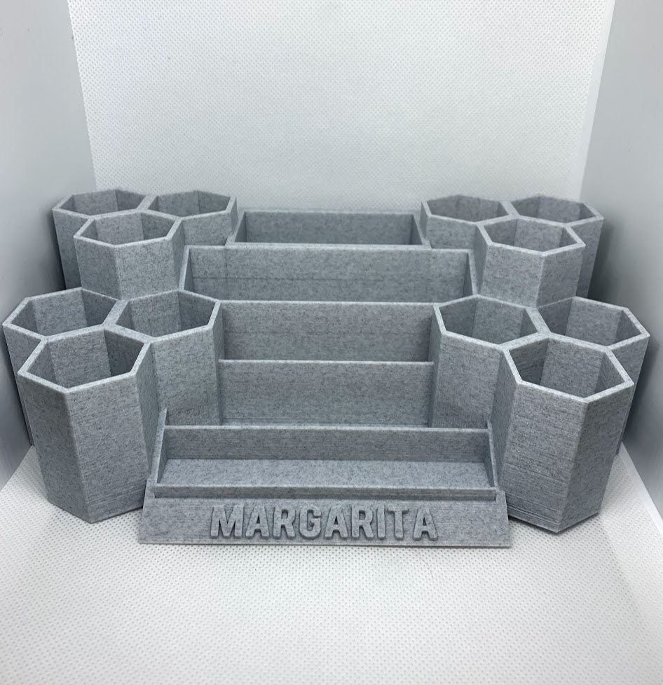 Personalized Makeup Organizer, Brush holder, Makeup Box, Brush Stand, Brush Storage