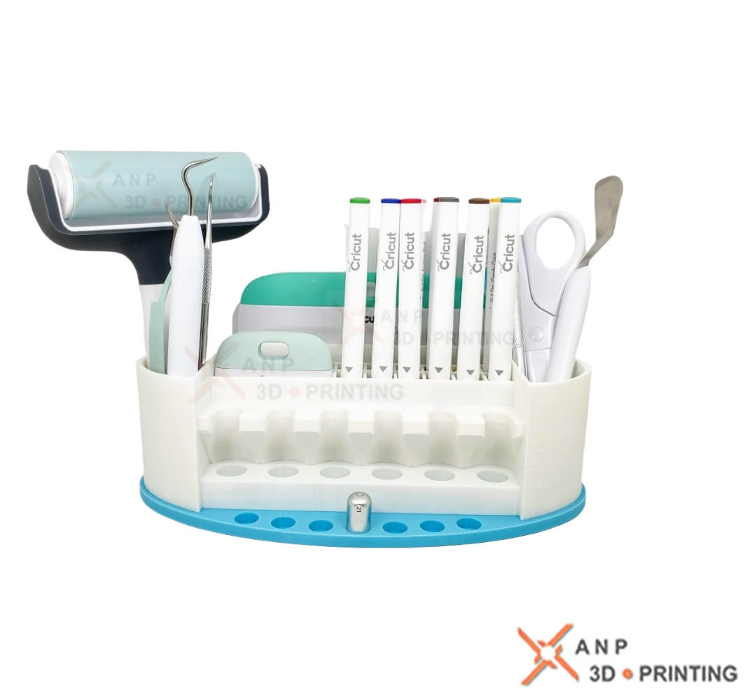 Cricut Tool Organizer, Blade Storage Stand, Marker Pen Holder, Weeding Tool Caddy, Craft Desk Organizer for Craft Room Storage