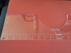 T-shirt alignment ruler - placement ruler - guide for HTV