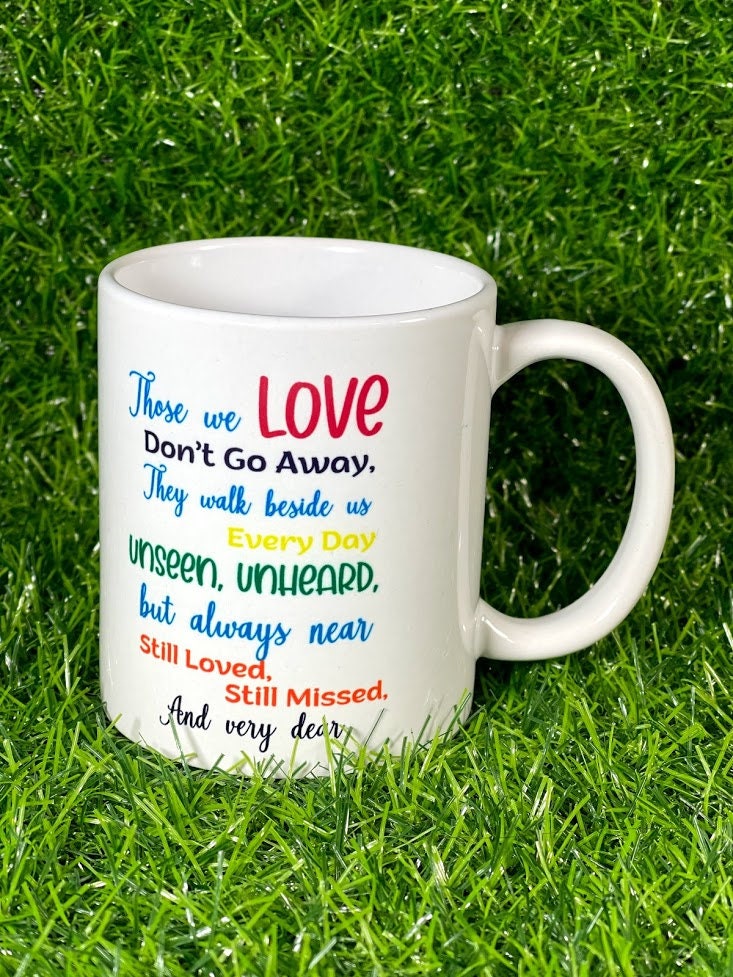 Remembering Dad Coffee Mug | Grief Gift |12OZ Mug| dishwasher & microwave safe