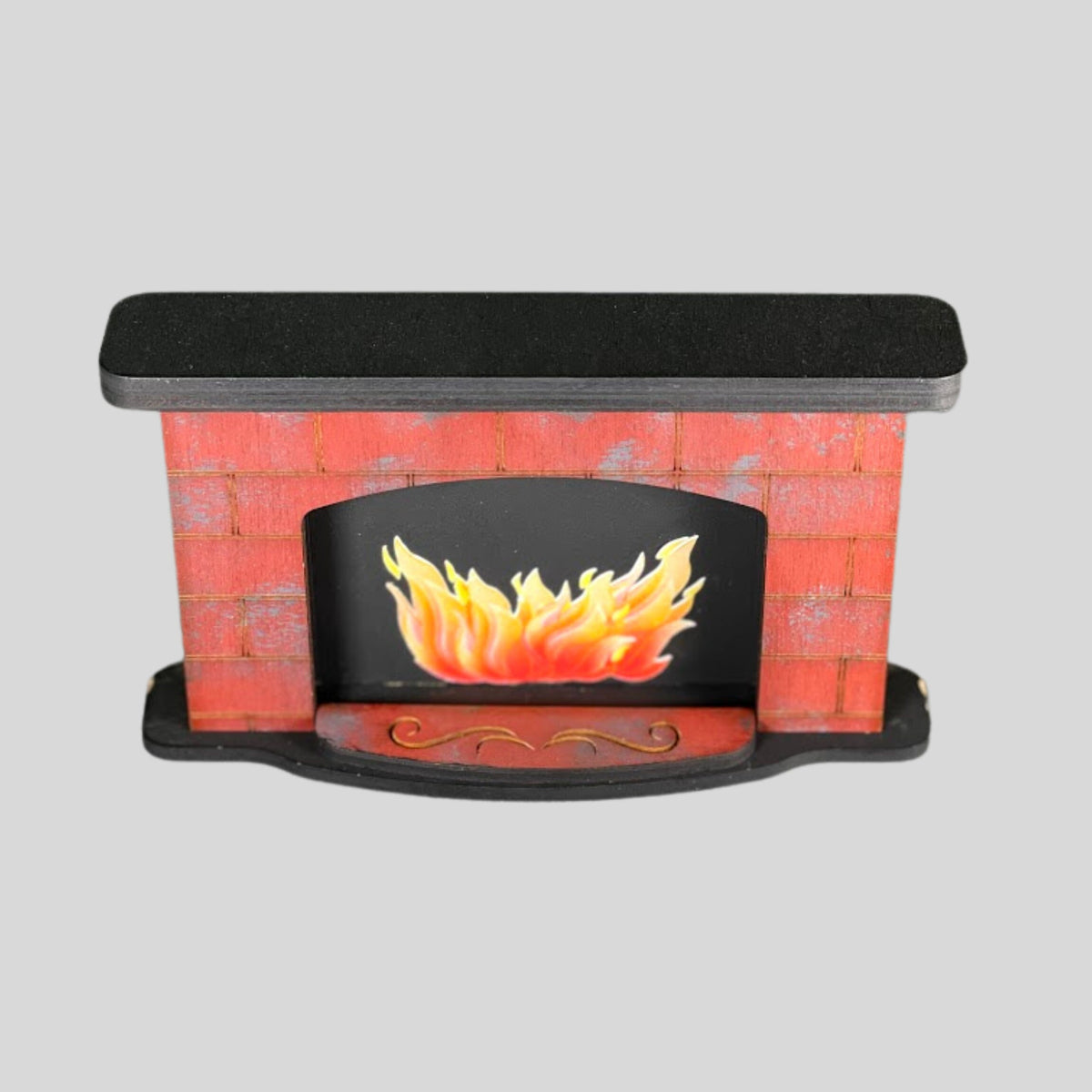 Miniature Fireplace Dollhouse Memorial lantern Christmas lantern