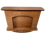 18in Doll Fireplace - Doll house furniture birch wood mdf 14" Doll 18" Doll