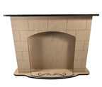 18in Doll Fireplace - Doll house furniture birch wood mdf 14" Doll 18" Doll