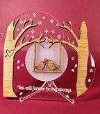 Romantic Gift Plaque Anniversary Gift for Her or Him Personalized Couples Keepsake