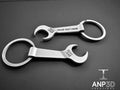 Personalized Wrench Bottle Opener Keychain Gift