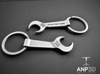 Personalized Wrench Bottle Opener Keychain Gift