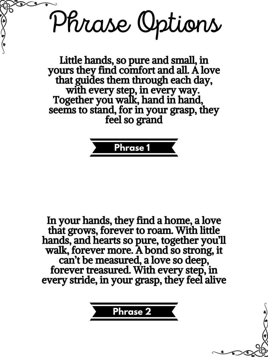 Mother’s Day or Grandparents Day Gift – Personalized Hand in Hand Wood Sign with Poem – Custom Family Names Plaque for Mom or Nana