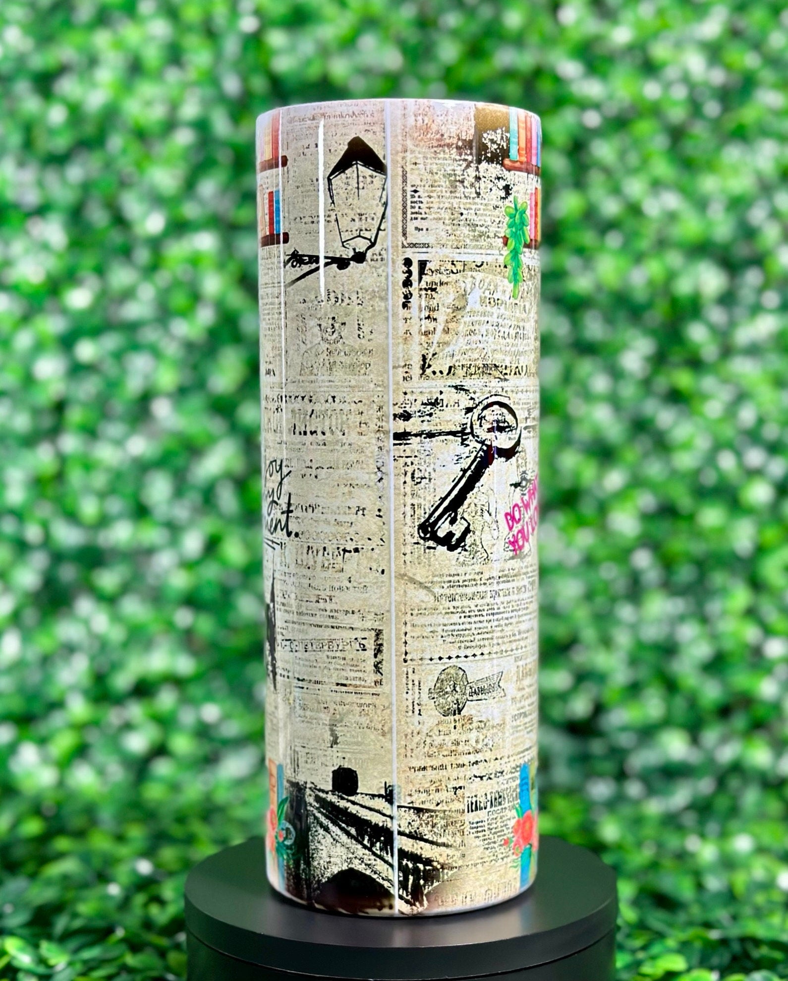 Personalized Just a girl who loves books - 20oz Skinny Tumbler - Sublimation, Epoxy, Glitter, Book Lover Gift,