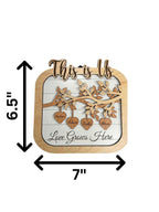 This is Us Family Personalized Plaque- Keepsake, family gift, Christmas gift,