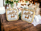 Personalized Mr & Mrs Plaque, couples gifts wedding gift keepsake just married Christmas gift for weddings love plaque happily ever after