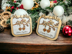 Personalized Mr & Mrs Plaque, couples gifts wedding gift keepsake just married Christmas gift for weddings love plaque happily ever after