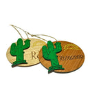 Personalized Cactus Christmas Ornament with Name