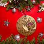 Baby's First Christmas Ornament, Custom Elephant Keepsake