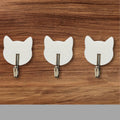 Cat Shaped Adhesive Wall Hook – Cute Home & Kitchen Decor