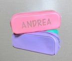 Personalized Pencil pouch Back to school Supplies for kids Pencil storage silicone case gift kids Colorful Pencil case gift for
