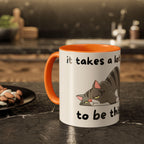 It Takes A Lot Of Work To Be This Lazy Cat Mug | Colorful 11oz 15oz