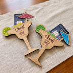 Margarita Gift Card Holder Birch Cocktail Gift for Birthdays and Celebrations