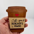 Teacher Gift Card Holder Coffee Cup Appreciation Gift