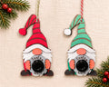 Santa Cam Gnome Christmas Ornament: Fun Holiday Tree Decoration