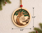 Personalized Memorial Christmas Ornament-Cardinal, Hummingbirds, Holiday  Christmas Memories Sympathy Gift Forever in our heats