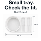 Brush Rinse Trays with Brush Rest for Painting Kits | Bulk