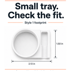 Brush Rinse Trays with Brush Rest for Painting Kits | Bulk